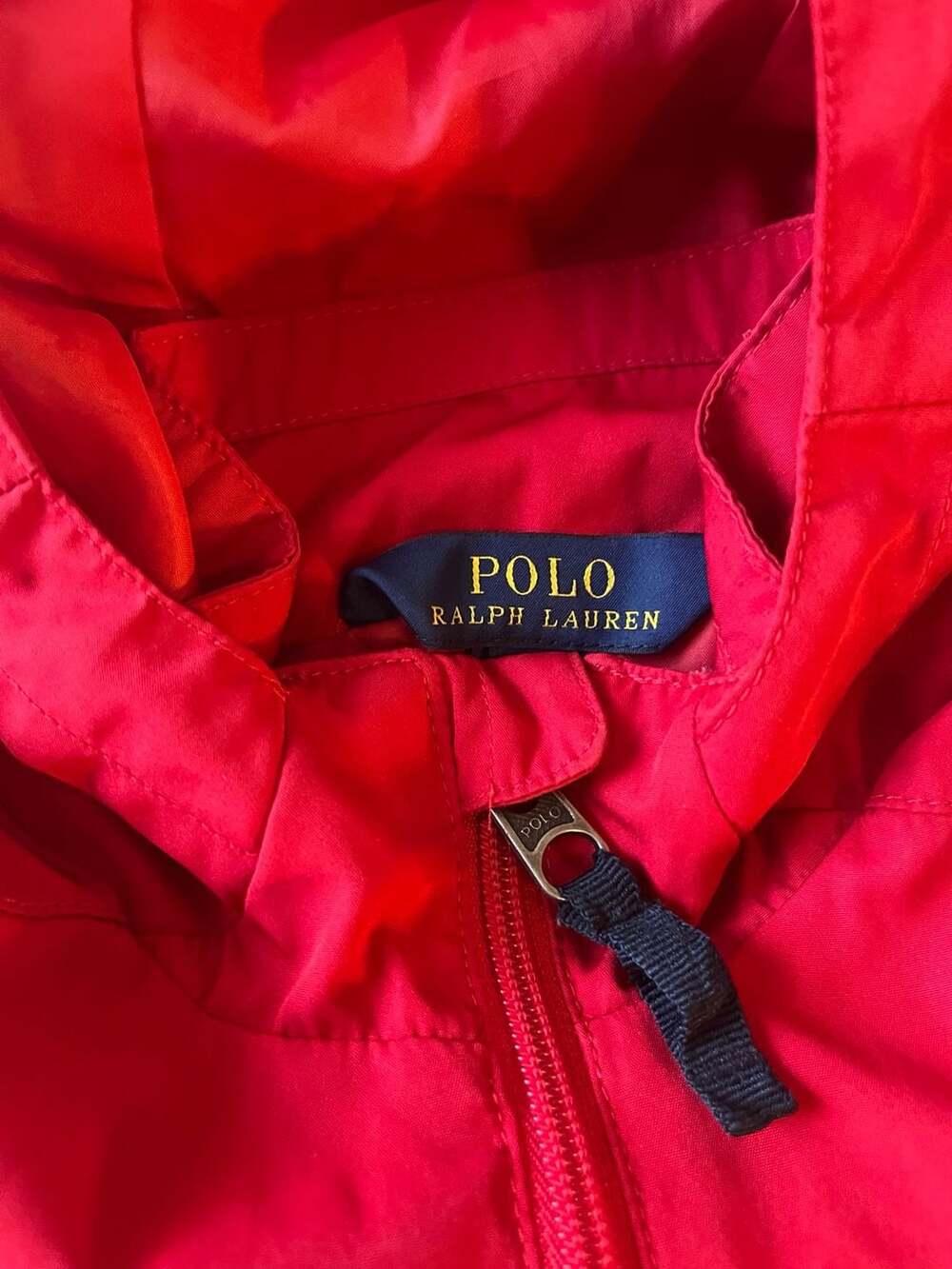 Kids Polo Ralph Lauren Red Zip Up Hooded Jacket - Picture 2 of 5